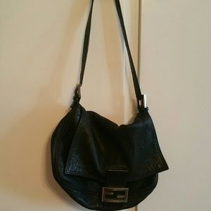 Fendi medium leather hobo bag.